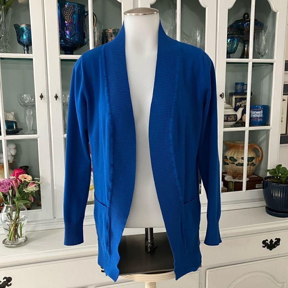 Blue Cardigan Sweater | M | Cielo